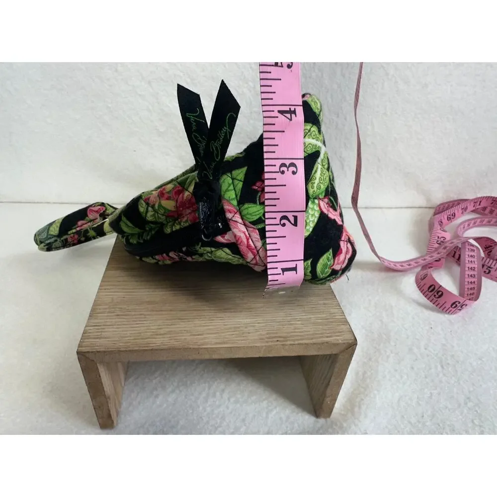 Vera Bradley Lola Handbag in Retired Botanica Black Floral Quilted Cottagecore